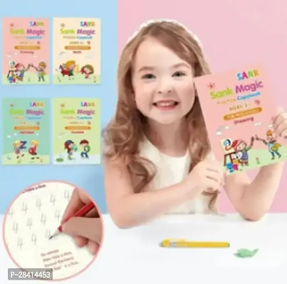Magic Writing Practice Copybooks Set For Kids-thumb0