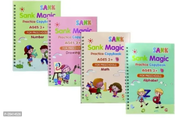 Magic Writing Practice Copybooks Pack Of 4