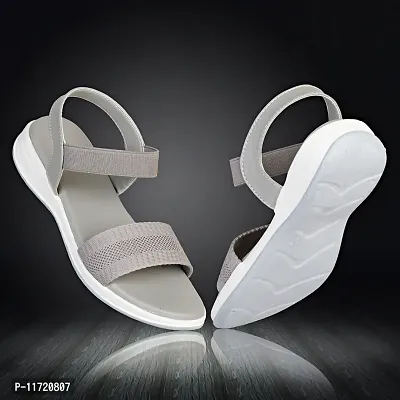 Stylish Fancy Flat Heel Wedges Sandal For Women-thumb2