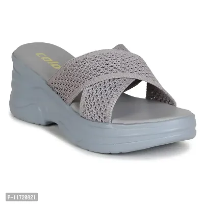 Stylish Fancy Heel Wedges Sandal For Women And Girls-thumb0