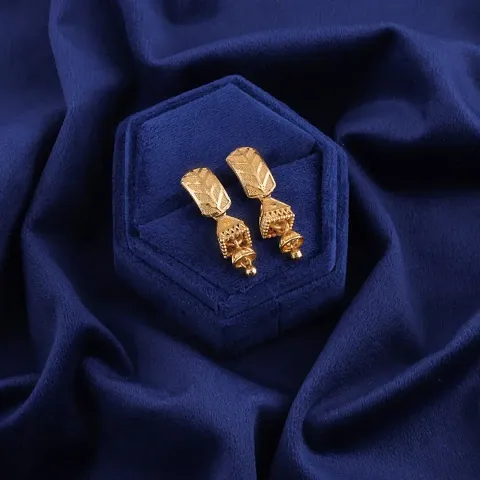 Gold Plated Fancy Earrings For Women and Girls