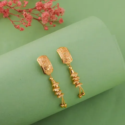 Gold Plated Earrings For Women And Girls