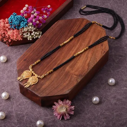 Gold Plated Alloy Mangalsutra For Women