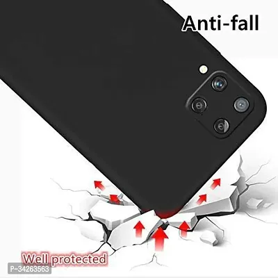 Designer Back Cover For Samsung Galaxy A12 Black-thumb3