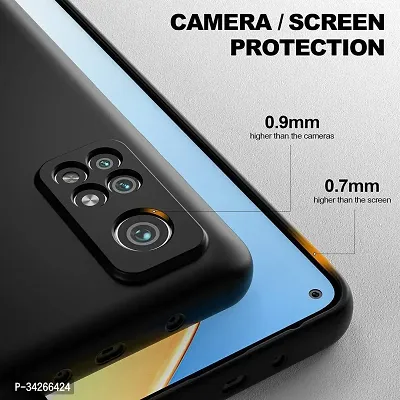 Designer Back Cover For Mi 10T Black-thumb3