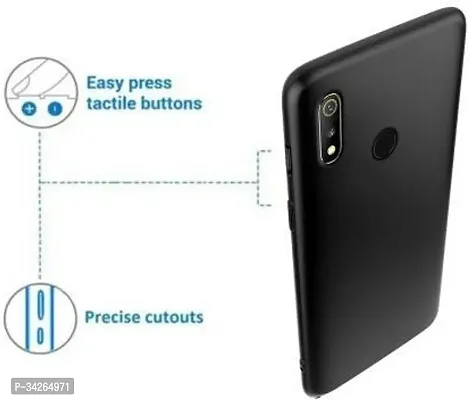 Designer Back Cover For Realme 3 Pro Black-thumb3