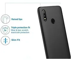 Designer Back Cover For Realme 3 Pro Black-thumb1