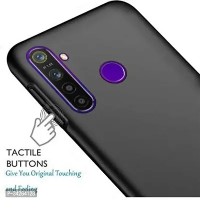 Designer Back Cover For Realme 5S Black-thumb2