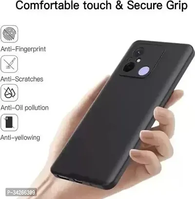 Designer Back Cover For Poco C55 Poco C 55 Black-thumb2