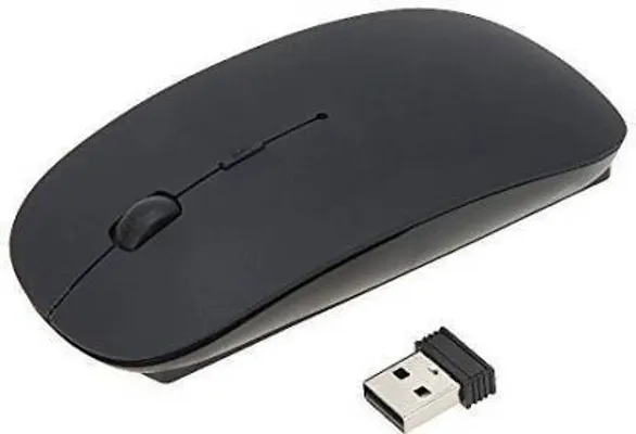 Wireless Optical Mouse Black With Bluetooth