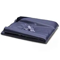 [Pcs-1] Air Pillow, Velvet Finish, Soft Pillow. Ultralight, Portable, Comfortable, Inflammable, Adjustable, For Support Body Parts. Sleeping, Travel Pillow, Camping, Blue-thumb1