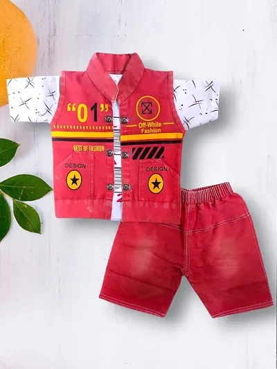 Boys Trendy Shirt and Shorts Set for Kids