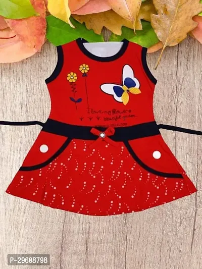 Stylish Cotton Printed Frock for Kid Girl-thumb3