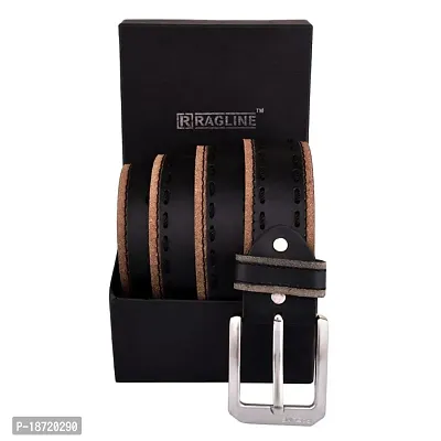 RAGLINE Leather Casual Belt For Men-thumb4