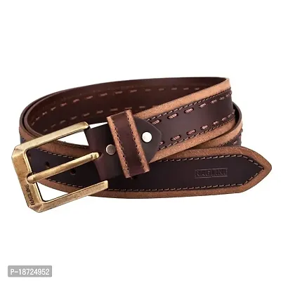 RAGLINE Leather Casual Belt For Men