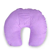 Mothersyard Nursing Pillow, Breastfeeding Support Cushion, Pregnancy Pillow, Designed for Newborn Babies and Moms-Polka Purple-thumb4