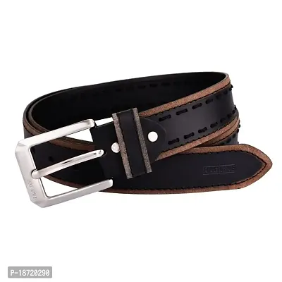 RAGLINE Leather Casual Belt For Men-thumb0