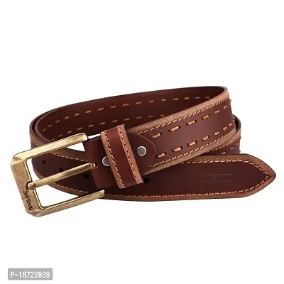 RAGLINE Leather Casual Belt For Men-thumb0