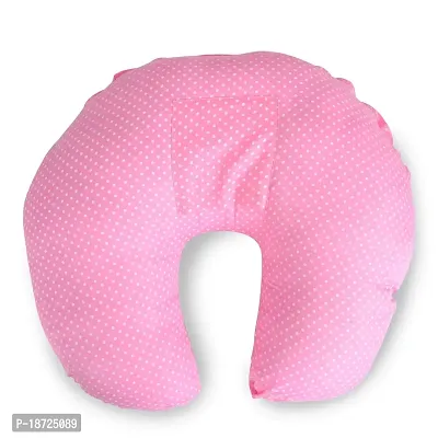 Mothersyard Nursing Pillow, Breastfeeding Support Cushion, Pregnancy Pillow, Designed for Newborn Babies and Moms-Polka Pink-thumb5