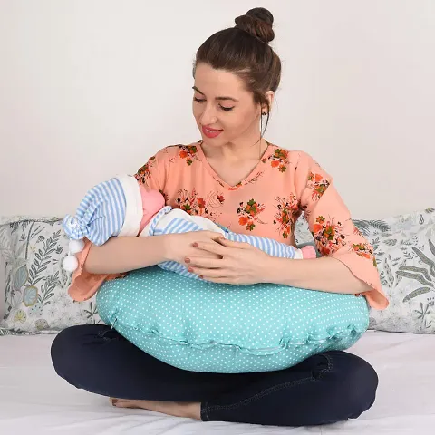 Mothersyard Nursing Pillow, Breastfeeding Support Cushion, Pregnancy Pillow, Designed for Newborn Babies and Moms