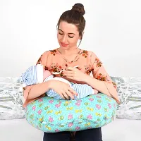 Mothersyard Nursing Pillow, Breastfeeding Support Cushion, Pregnancy Pillow, Designed for Newborn Babies and Moms-Cartoon Green-thumb2