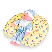 Mothersyard Nursing Pillow, Breastfeeding Support Cushion, Pregnancy Pillow, Designed for Newborn Babies and Moms-Cartoon Yellow-thumb3