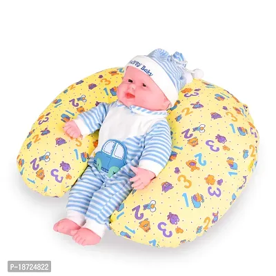 Mothersyard Nursing Pillow, Breastfeeding Support Cushion, Pregnancy Pillow, Designed for Newborn Babies and Moms-Cartoon Yellow-thumb4