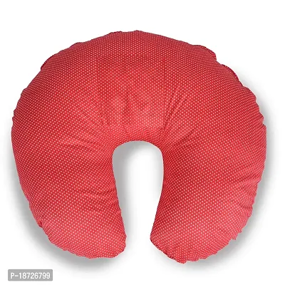 Mothersyard Nursing Pillow, Breastfeeding Support Cushion, Pregnancy Pillow, Designed for Newborn Babies and Moms-Polka Red-thumb5