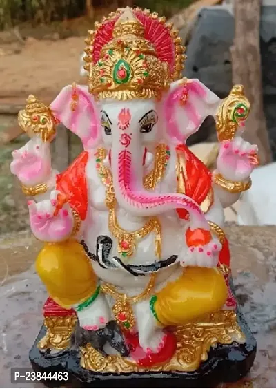 Ganesh Ganesha Ganesh Ji Murti Idol For Home Puja Pooja Ghar And Study Room,Gifts Ganeshji Sitting Base Statue