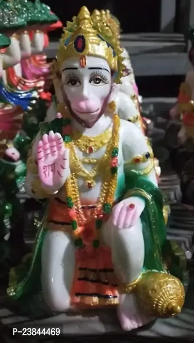 Hanuman Murti For Car Dashborad Hanuman Statue Hanuman Idol For Home Pooja Temple Marble Hanuman Murti Hanuman Dada Statue Pavan Putra Hanuman Murti