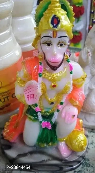 Lord Hanuman Dada Sitting Base Bajrang Bali Ji-Showpiece