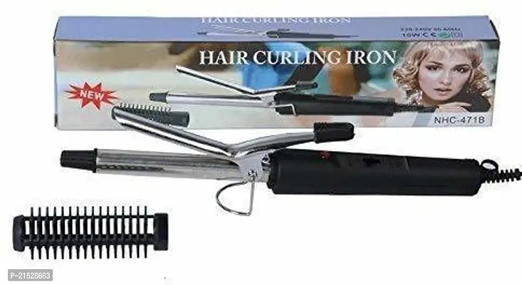 Women Hair Curler With Adjustable Temperature and Ceramic Coated Plates (Medium_Multicolor)-thumb0