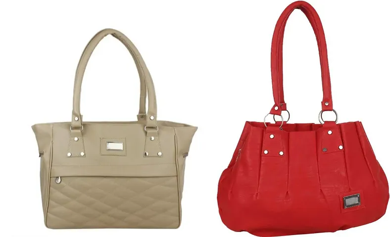 Combos Of 2 Stylish PU Handbags For Women