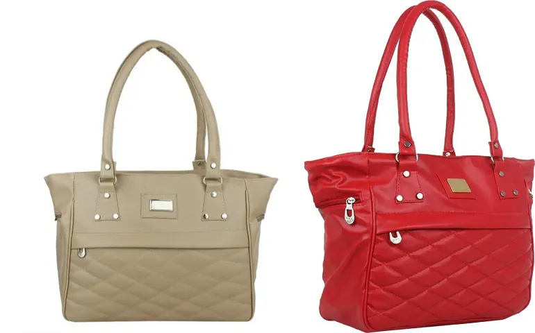 Gorgeous PU Combo Of 2 Bags For Women And Girls