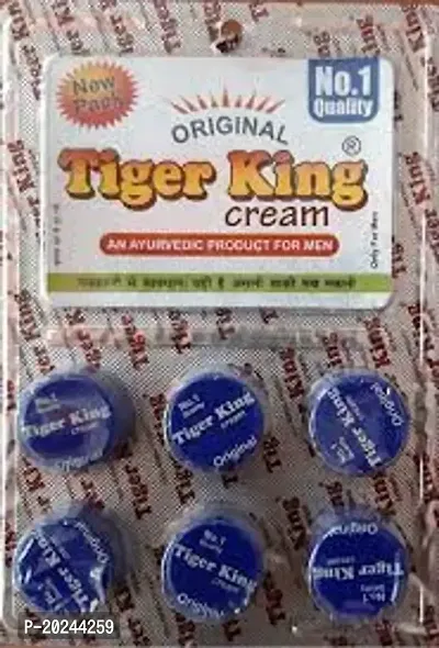 Tiger King Cream For Men Pack Of 1 blue 9g(6*1.5g)