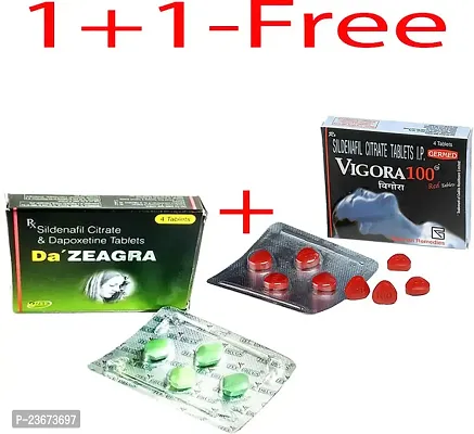 Da zeagra + Vigora100mg pack of 8 Tablets