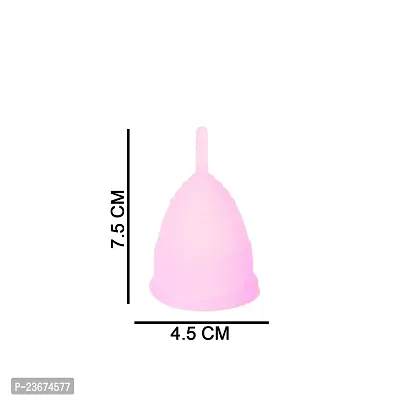Reusable Menstrual Cup for Women | Medium Size | Ultra Soft, Odour  Rash Free 100% Medical Grade Silicone No Leakage Protection for Up to 8-10 Hours Registered, Pack of 1