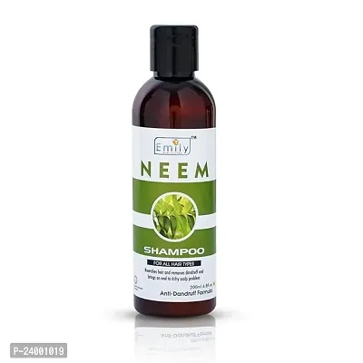 Emily Anti-Dandruff Neem Shampoo 200 ml, Pack Of 2