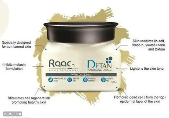 D Tan Removal Cream Raaaga 490g + Facial Band Combo-thumb0