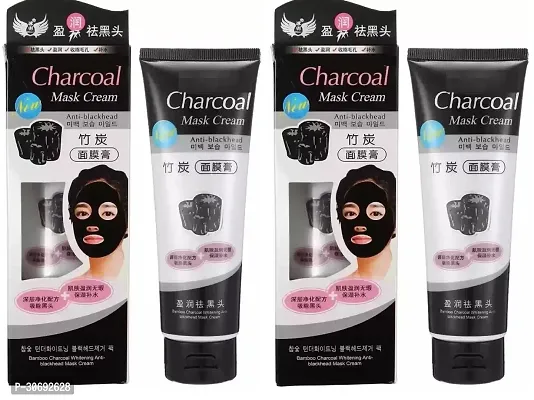 Charcoal Peel Off Mask for Men Women Pack of 2