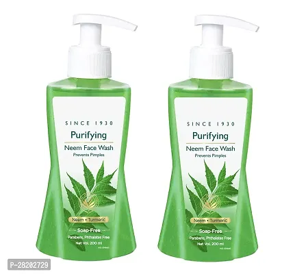 purifying neem face wash 200 ml pack of 2-thumb0