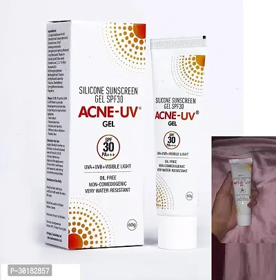 Acne Scar Silicon Uv Gel Sunscreen Spf 50 Pa+++ Gel 60G-thumb0