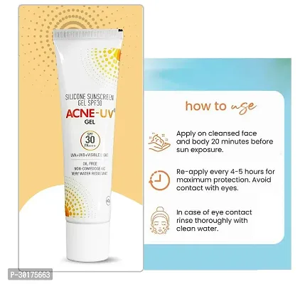 Silicon Sunscreen Face Gel SPF 30 Pa+++ 60gm-thumb0