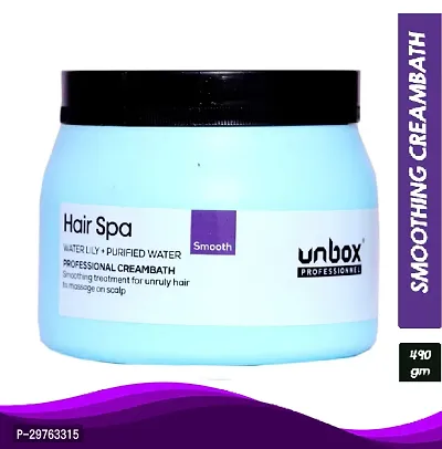 Unbox Hair Spa Smoothening Cream 490gm-thumb0