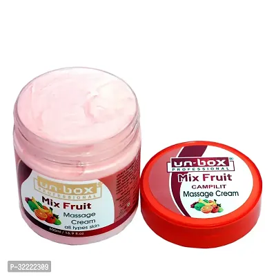 Natural Skin Care Mix Fruit Massage Cream, 500ml-thumb0