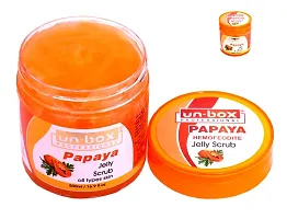 Natural Skin Care Papaya Jelly Scrub 500 Ml-thumb2