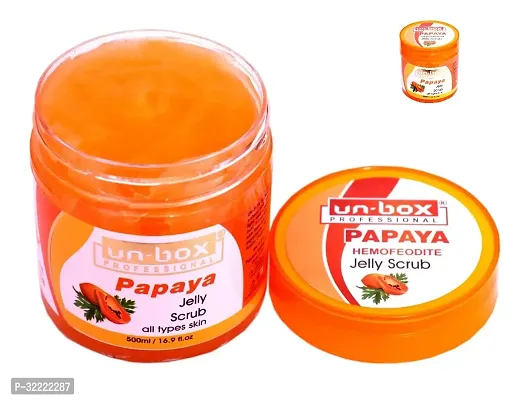 Natural Skin Care Papaya Jelly Scrub 500 Ml-thumb3