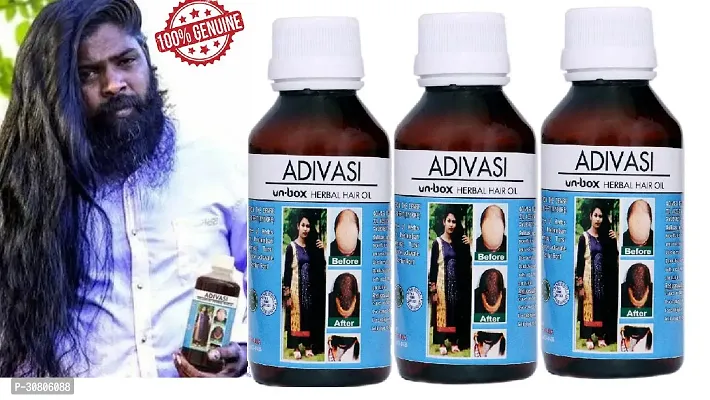 Adivasi hair growth oil  original 100 ml hair oil - 3 pack