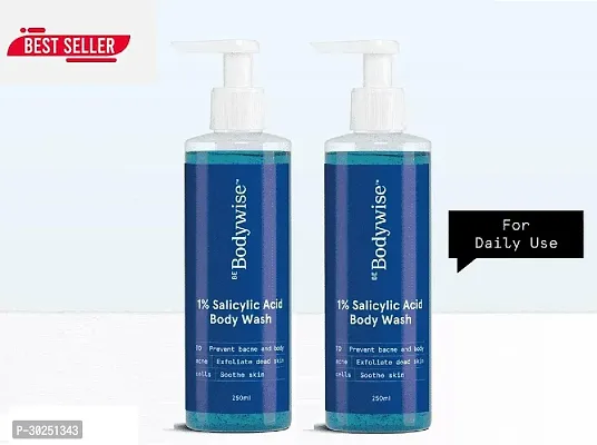 1% Salicylic body Wash 250ml Pack of 2