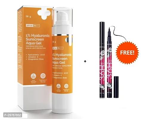 Derma 1% Hyaluronic Sunscreen SPF 50 Pa+++ + 36H Eyeliner